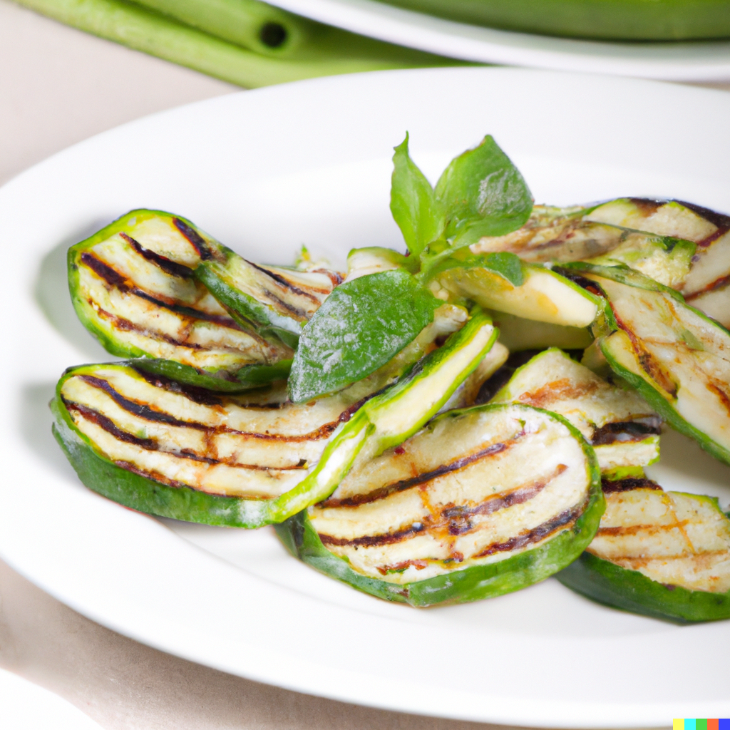 Grilled Zucchini Salad