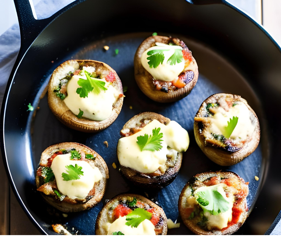Delectable Stuffed Mushrooms
